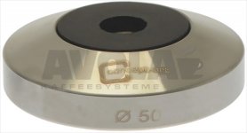 BASIS FÜR TAMPER M8 FLAT INOX ø 50 mm