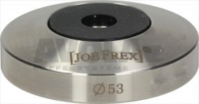 BASIS FÜR TAMPER M8 FLAT INOX ø 53 mm