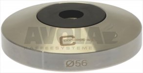 BASIS FÜR TAMPER M8 FLAT INOX ø 56 mm