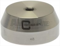 BASIS F. TAMPER M8 CLASSIC INOX ø 48 mm