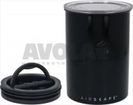 Airscape Vakuumbehälter matt schwarz 1800 ml