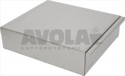Joe Frex Schublade M aus Inox Kaffeesatz Breite 270mm Tiefe 300mm