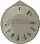 DREHKNOPF SILBER ø 55 mm 120-400°C