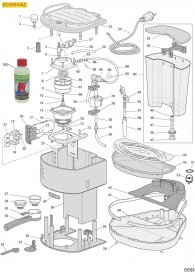 DELONGHI ECOV310AZ Explosionszeichnung