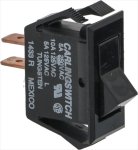 2-POL. DRUCKKNOPF SCHWARZ 10/5A 250/125V