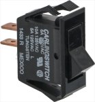 2-POL. DRUCKKNOPF SCHWARZ 10/5A 250/125V