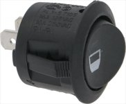 1-POLIGER SCHALTER SCHWARZ 10A 250V
