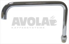 AUSLAUF 300 mm h 160 mm ø 3/4