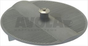 SCHEIBE EDELST. MUSCHELREINIGER ø 380 mm