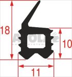 GUARNIZIONE SPORTELLO 780x565 mm