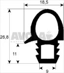 DICHTUNG FÜR OFENTÜR 700x650 mm