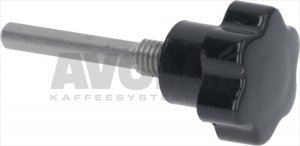 DREHKNOPF SCHWARZ SEITL. M/STIFT ø 30 mm