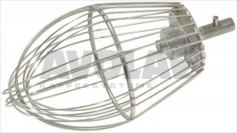 SCHNEEBESEN EDELSTAHL M. DRAHTEN ø 2 mm