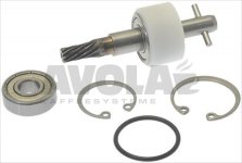 WELLE MIT VERBINDUNGSSTÜCK MIT STECKER