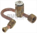 Faema Rohr Wärmetauscher zur Gruppe oben links E61