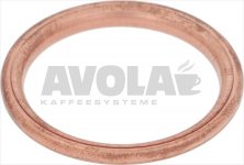 Kupferdichtung ø 40x32x3 mm für Wärmetauscher ECM IIIer Bezzera