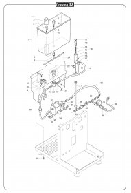 ECM MECHANIKA IV - TECHNIKA IV WASSERTANK MIT VIBRATIONSPUMPE Explosionszeichnung