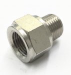 Verlängerung 1/8m x 1/8f  NPT (konisch) Anschluss Flexschlauch