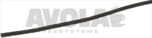 NICKELLITZE 6 mm² SCHWARZ - 5 m