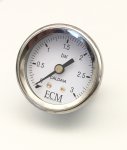 ECM Kesseldruckmanometer Original mit Logo 0-3bar ø 39 mm IVer Reihe