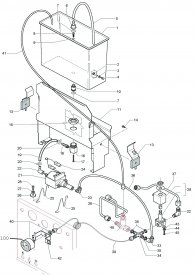 ECM TECHNIKA III VIBRATIONSPUMPE MANOMETER Explosionszeichnung
