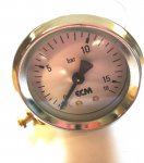 ECM Casa Prima Pumpen Manometer mit Kapillarrohr