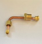 Rohr Brühkessel zur Gruppe oben ECM Profitec