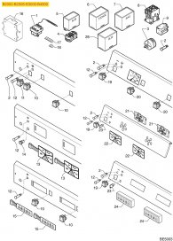 Bezzera Elektr.teile B2000-b2006-b3000-b4000 Explosionszeichnung