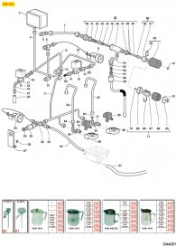 GAGGIA - XE-XD Dampf Wasser Ventile Explosionszeichnung