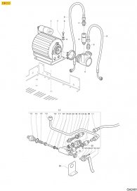 Gaggia Deco Motor Pumpe Füllventil Explosionszeichnung Gaggia Deco Motor Pumpe Füllventil Explosionszeichnung