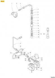 Gaggia Deco Flowmeter Wasserventil Explosionszeichnung Gaggia Deco Flowmeter Wasserventil Explosionszeichnung