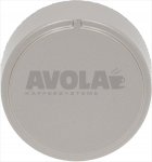 DREHKNOPF ARISTON SORTE SILBER ø 37 mm