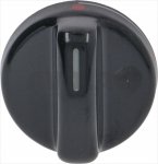 DREHKNOPF GASFIRE SORTE SCHWARZ ø 36 mm