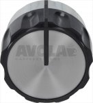 DREHKNOPF LOFRA SORTE ø 45 mm