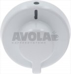 DREHKNOPF NARDI SORTE WEISS ø 39 mm