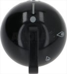 DREHKNOPF NARDI SORTE SCHWARZ ø 35 mm