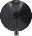 DREHKNOPF REX ZANUSSI SCHWARZ ø 38mm