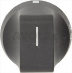 DREHKNOPF REX SORTE SCHWARZ ø 35 mm