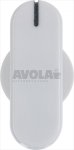 DREHKNOPF SMALVIC SORTE WEISS 44x23 mm
