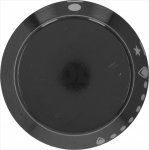 DREHKNOPF SOVRANA SORTE SCHWARZ ø 36 mm