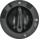 DREHKNOPF+RINGMUT. TECNOGAS SORTE SCHW.