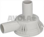 GEHÄUSE FÜR ABLAUFPUMPE ø 24 mm HOCH