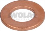 FLACHDICHTUNG AUS KUPFER ø 12x6,2x1 mm
