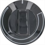 DREHKNOPF SCHWARZ ø 50 mm SIEBDRUCK