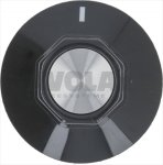 DREHKNOPF SCHWARZ ø 50 mm