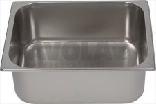 EISBEHÄLTER EDELSTAHL 330x250xh120 mm