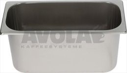 EISBEHÄLTER EDELSTAHL 360x165xh180 mm