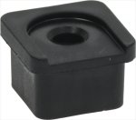 TÜRHALTERUNG SCHWARZ 26x26 mm