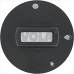 DREHKNOPF SCHWARZ ø 52 mm MIT SIEBDRUCK