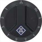 KNOPF SCHWARZ ø 66 mm 1-10